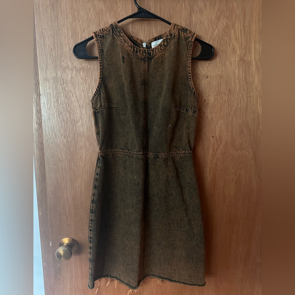 Rust Denim Dress